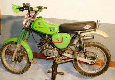 Simson Crossmoped mit Sitzbank NQF seite