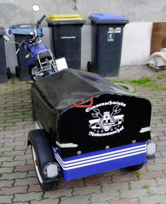 Simson S51 mit Anhänger 2